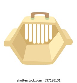 Cartoon illustration of carrying animals vector icon for web