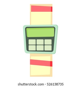 Cartoon illustration of cashier vector icon for web