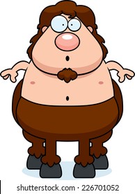 A cartoon illustration of a centaur looking surprised.