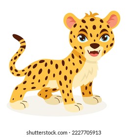 Cartoon-Illustration einer Cheetah