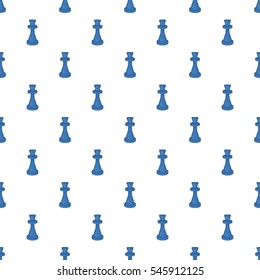 Cartoon illustration of chess king vector pattern for web