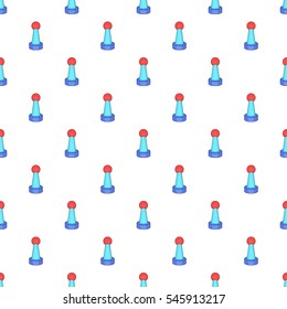  Cartoon illustration of computer video game joystick vector pattern for web
