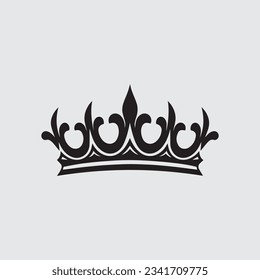 Cartoon-Illustration von Kronvektorsymbol für Webdesign