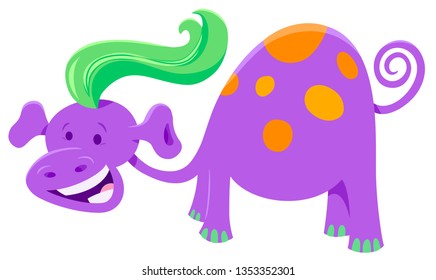 Cartoon Illustration of Cute Fantasy or Fairy Tale Comic Character
