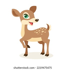 Cartoon Illustration Of A Deer