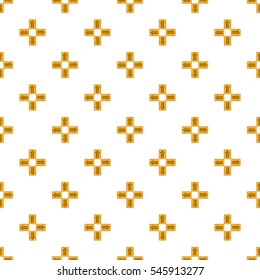 Cartoon illustration of up down left right arrows vector pattern for web