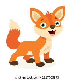 Cartoon Illustration Of A Fox