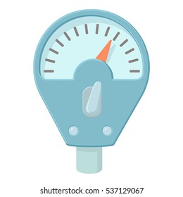 Cartoon illustration of gas station vector icon for web