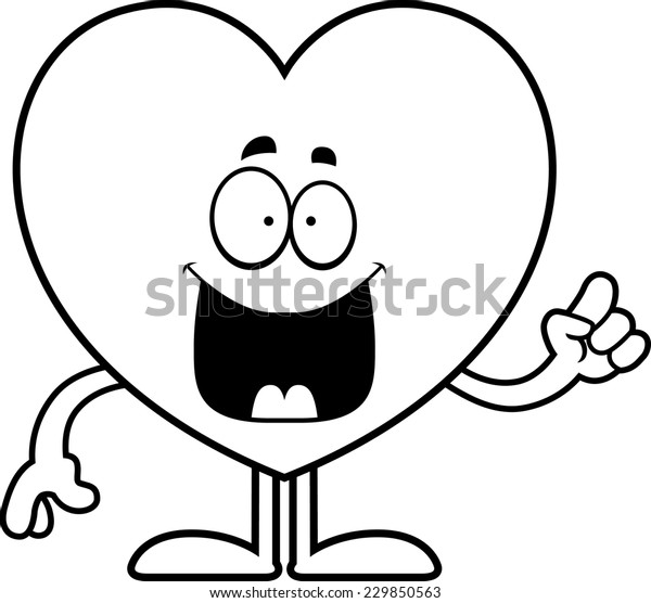 Cartoon Illustration Heart Card Suit Idea Stock Vector (Royalty Free ...