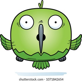 A cartoon illustration of a hummingbird looking surprised.