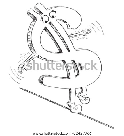 Similar – Image, Stock Photo Gummy worms: Have courage! Tightrope walker