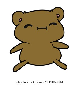 cartoon illustration kawaii cute teddy bear