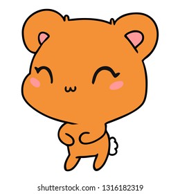 cartoon illustration kawaii cute teddy bear