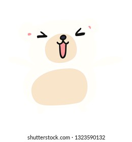 cartoon illustration kawaii cute teddy bear