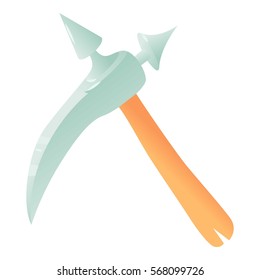 Cartoon illustration of klivets vector icon for web