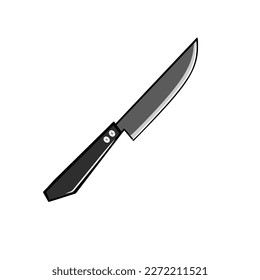 Cartoon Illustration of knife, you can use this design for your logo or something