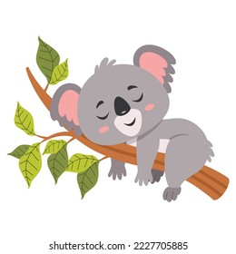 Cartoon Illustration Of A Koala