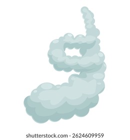 Cartoon illustration of a large intestine forming the number nine, raising awareness about digestive system health and conditions