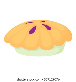 Cartoon illustration of loaf vector icon for web