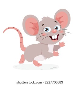 Cartoon Illustration Of A Mouse