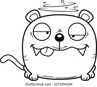 A cartoon illustration of a panther cub with a goofy expression.