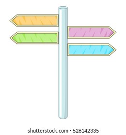 Cartoon illustration of park pointer vector icon for web