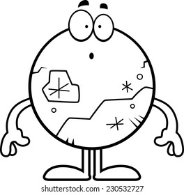 A cartoon illustration of Pluto looking surprised.