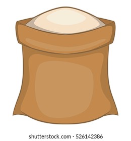Cartoon illustration of salt vector icon for web