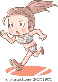Cartoon illustration of sports topics