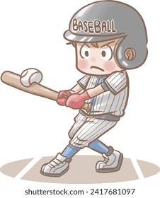 Cartoon illustration of sports topics