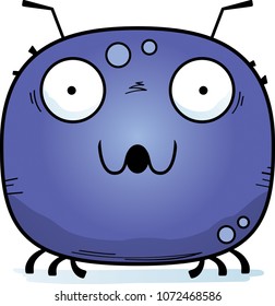 A cartoon illustration of a tick looking surprised.