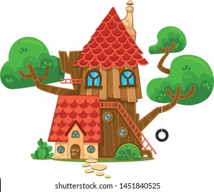 Treehouse Drawing Images, Stock Photos & Vectors | Shutterstock