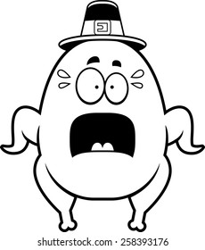 A cartoon illustration turkey