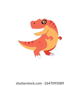 Cartoon Illustration of a Tyrannosaurus Rex