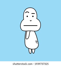 cartoon illustrations with funny expressions