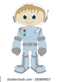 Cartoon image of an astronaut