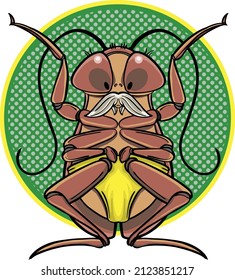 a cartoon image of Grandpa Roach 