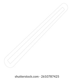 cartoon image of nail file icon on white background