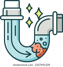imagen de caricatura de un fregadero con un pez dentro