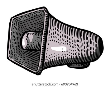 Cartoon image of Siren Icon. Alarm symbol. An artistic freehand picture.