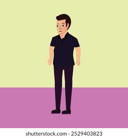 Cartoon indian man vector illustration