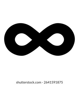 Cartoon Infinite Symbol Simple Design Icon Digital Source 