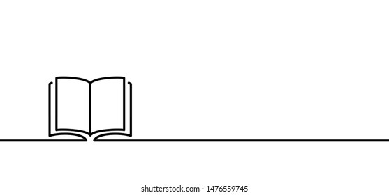 Cartoon info reading open book. Books I icon. Vector e book sign. Line pattern. Lecture symbol.  News paper, magazine, newspaper, tablet, notebook symbol logo. World book day.