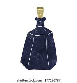 botella de tinta de dibujos animados