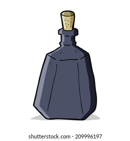 cartoon ink bottle