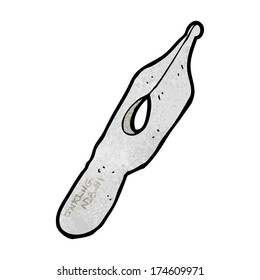cartoon ink nib