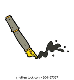 cartoon ink pen