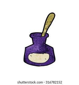 cartoon ink pot