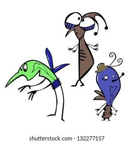 Cartoon insects bug