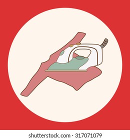 cartoon iron